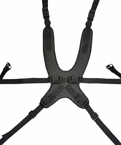 BioForm Semi-Stretch (Black Reverse Dartex) 6 Point Trunk Support