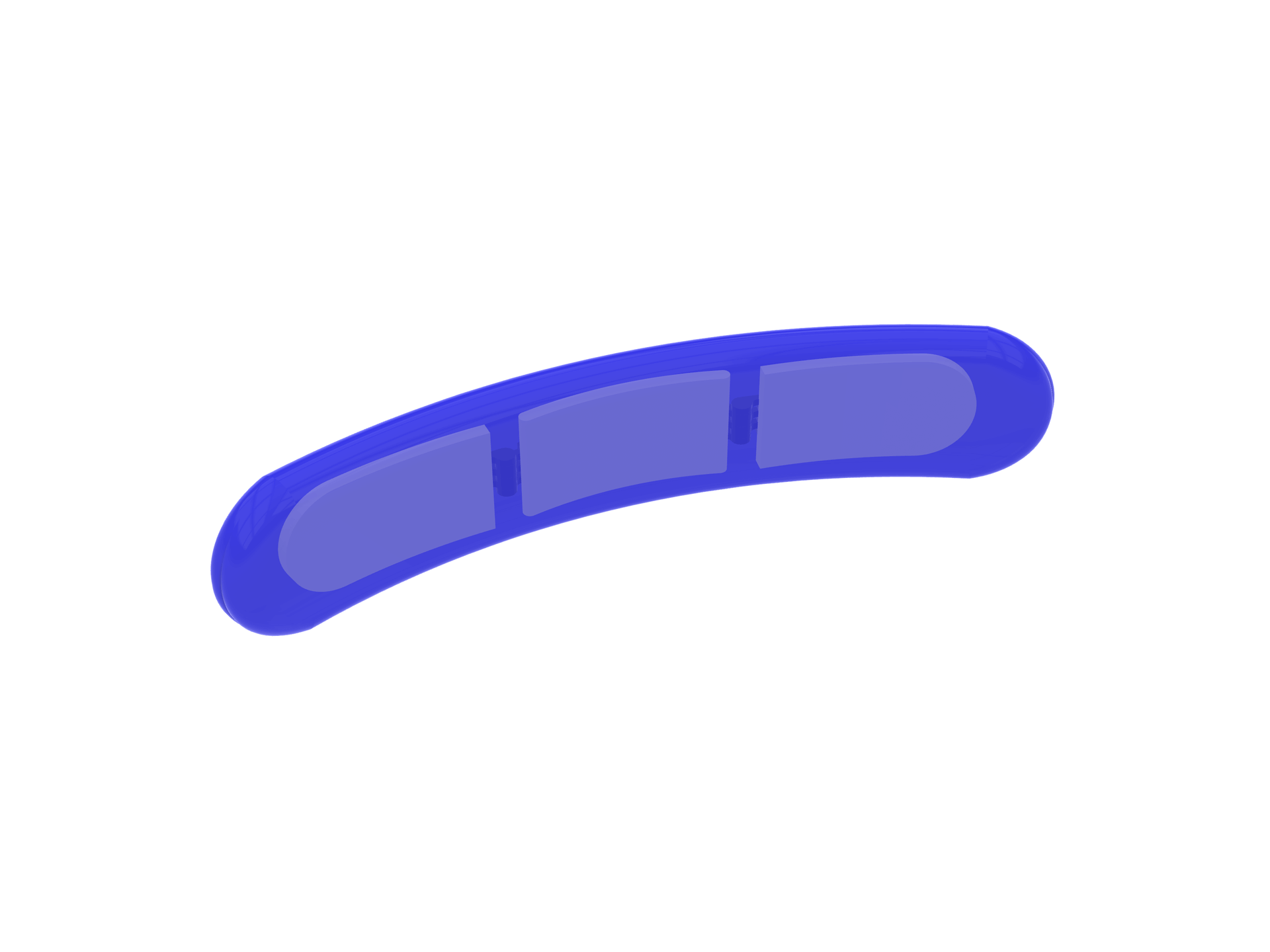 BioCurve Adjusta Headrest, Medium three sections Std. Pad with Removable Height, Depth & Angle Adjustable Hardware