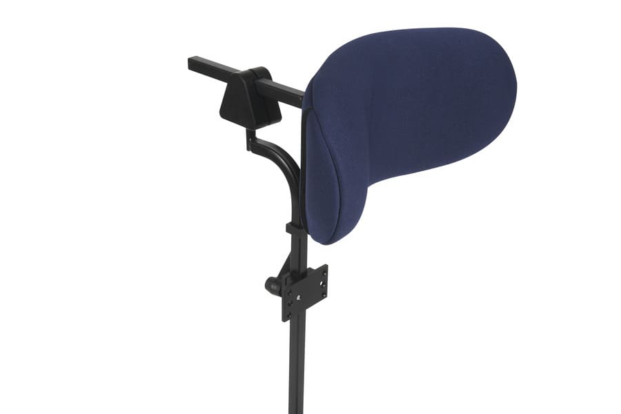 BioCurve Adjusta Headrest, Medium three sections Std. Pad with Removable Height, Depth & Angle Adjustable Hardware