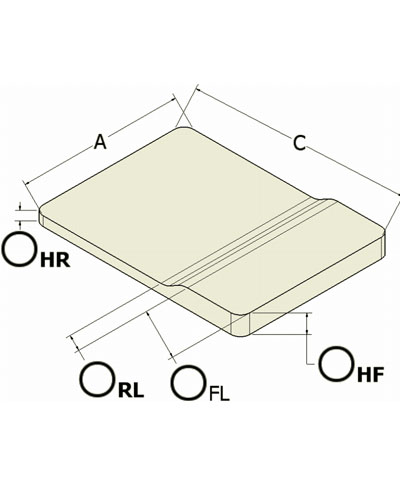 Modifications to the Contour of a Solid Seat Insert or Cushion