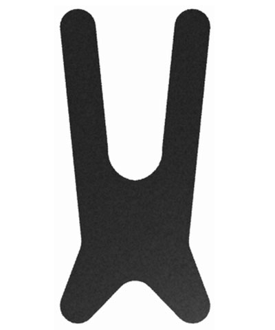 BioForm Stretch (Black Neoprene) Standard Anterior Trunk Support, Snap Closure