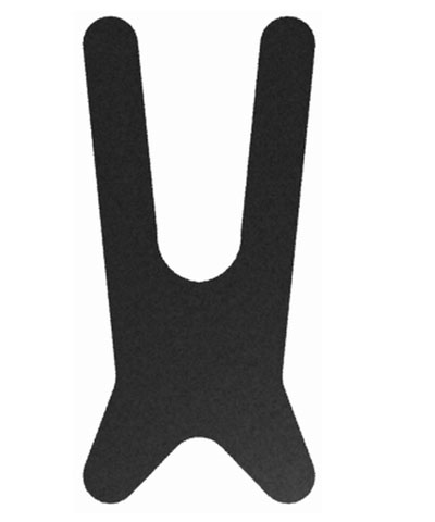 BioForm Black Ballistic Nylon Custom Anterior Trunk Support