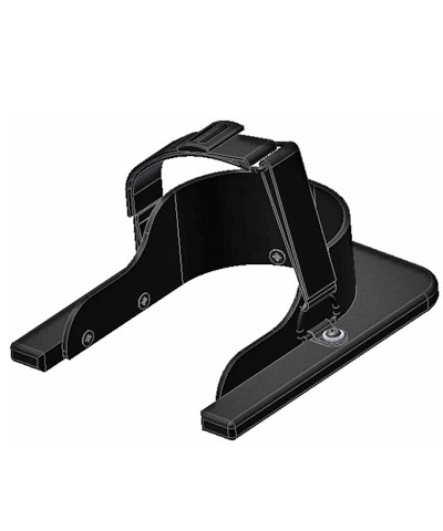 BioForm Solid Heel Cups with Straps w/ Velcro, pair
