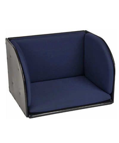 BioForm Double Leg Padded Footbox, Hardware to secure to footplates, for 14” Wheelchairs