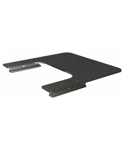 Custom BioForm Upper Extremity Support Tray, 3/8" Black Sanalite, up to 24”x24”, Slides & Belt