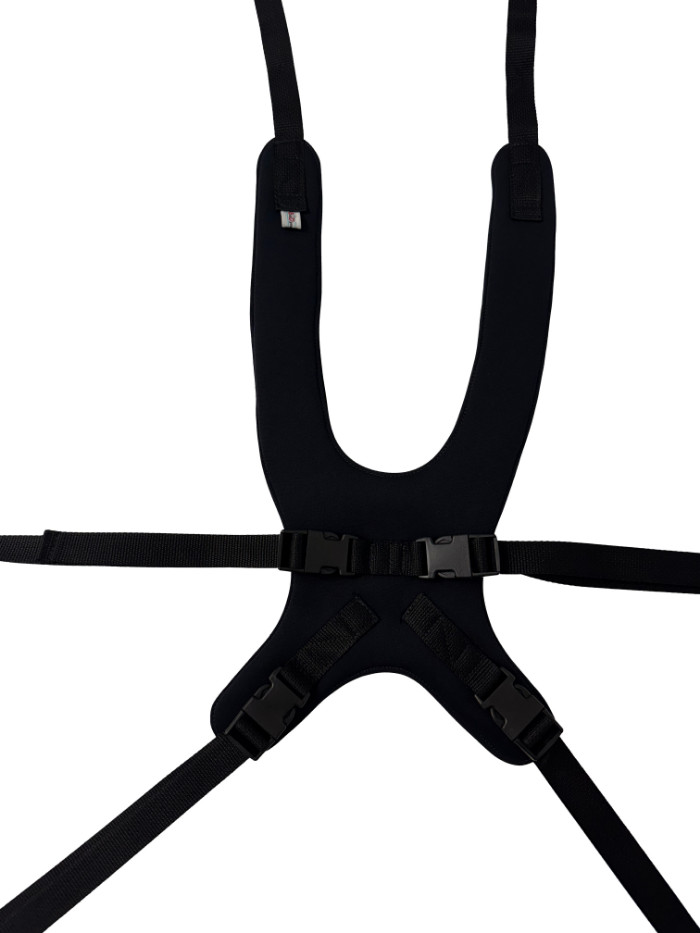 BioForm Black Ballistic Nylon  6 Point Trunk Support